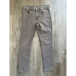 Faherty Jeans Mens Sz 30 Brown Straight Leg Stretch Denim Pants